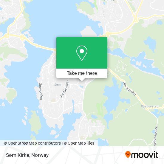 Søm Kirke map