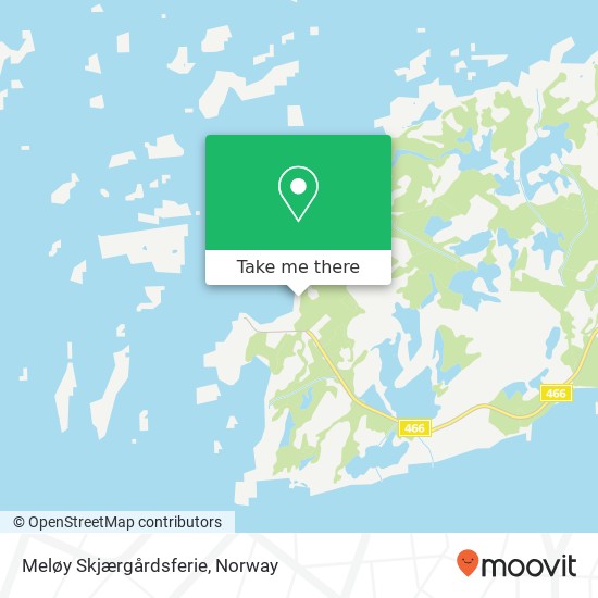 Meløy Skjærgårdsferie map