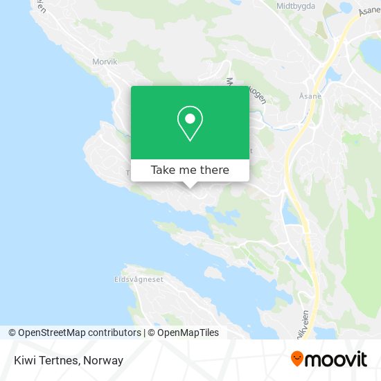 Kiwi Tertnes map