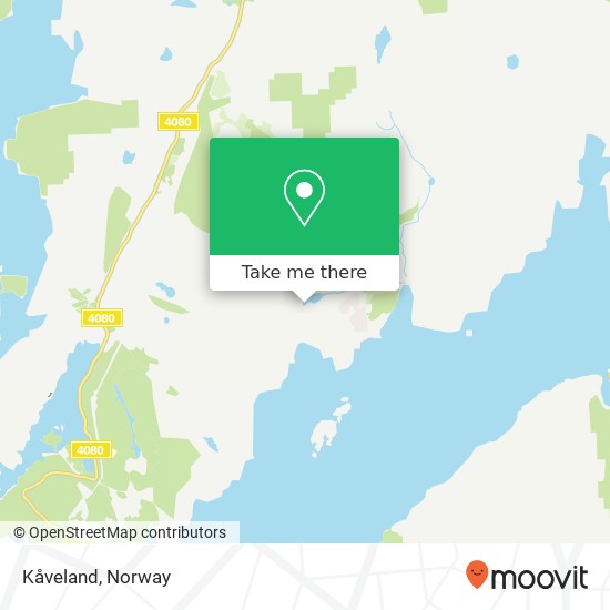 Kåveland map