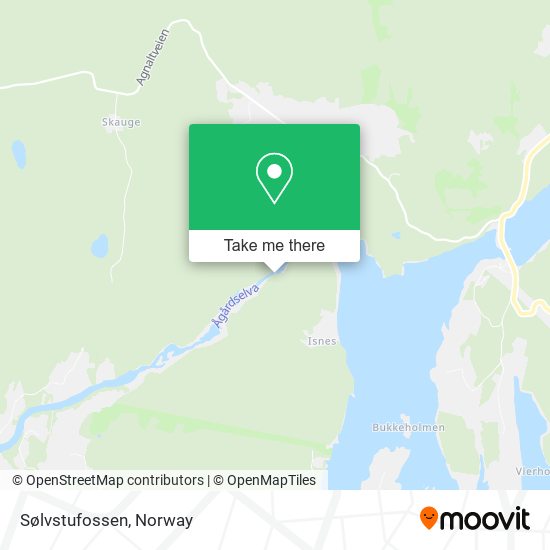 Sølvstufossen map