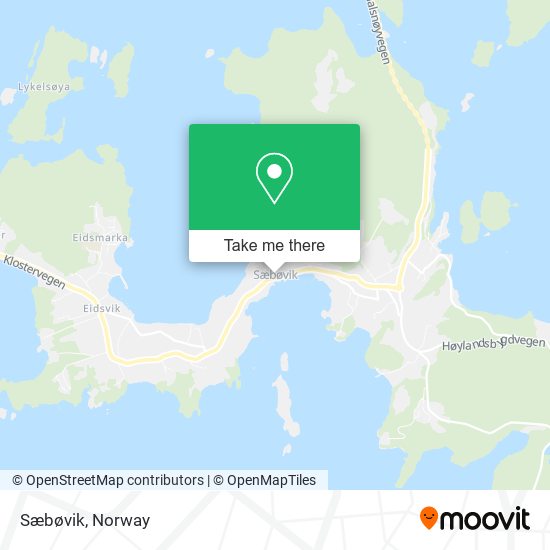 Sæbøvik map