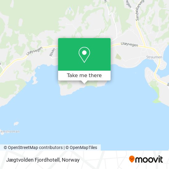 Jægtvolden Fjordhotell map
