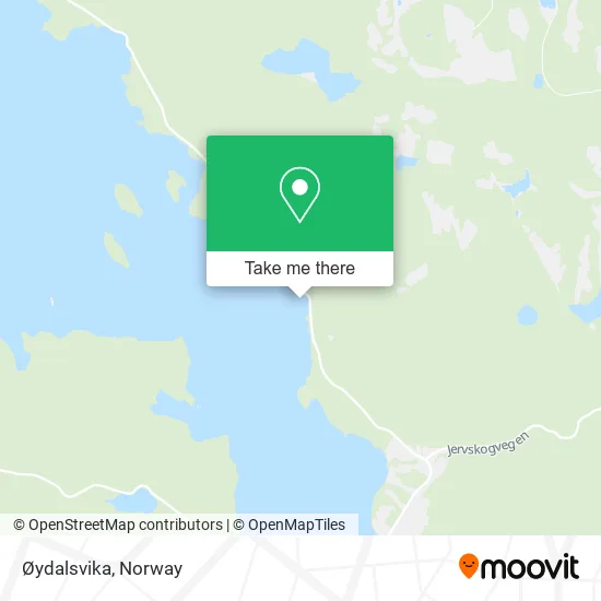 Øydalsvika map