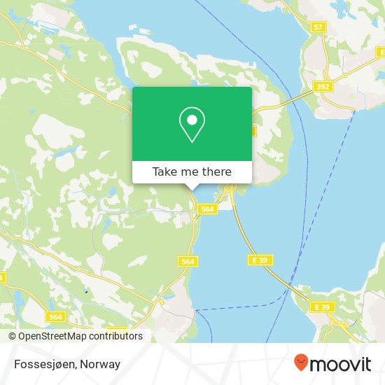 Fossesjøen map