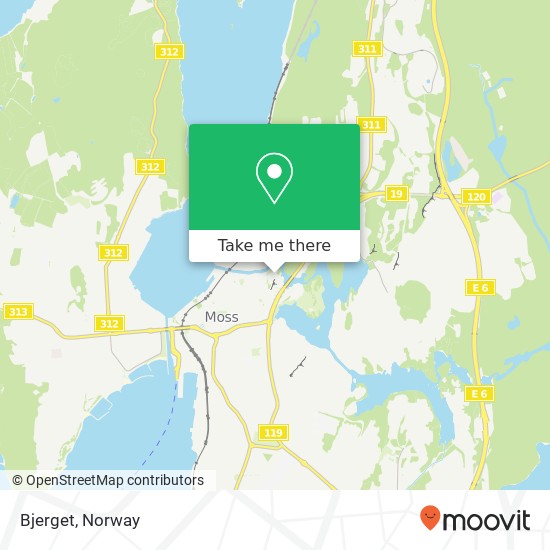 Bjerget map