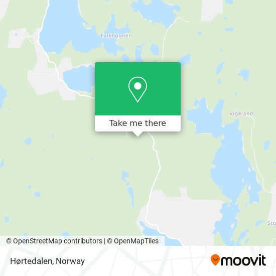 Hørtedalen map