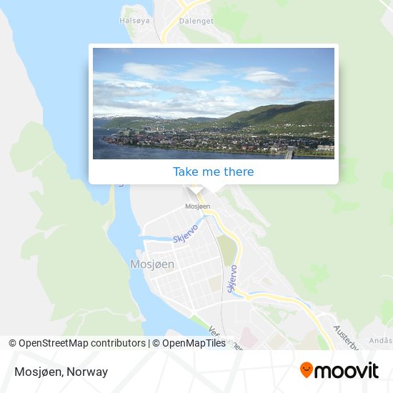 Mosjøen map