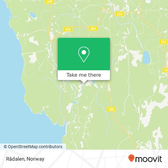 Rådalen map