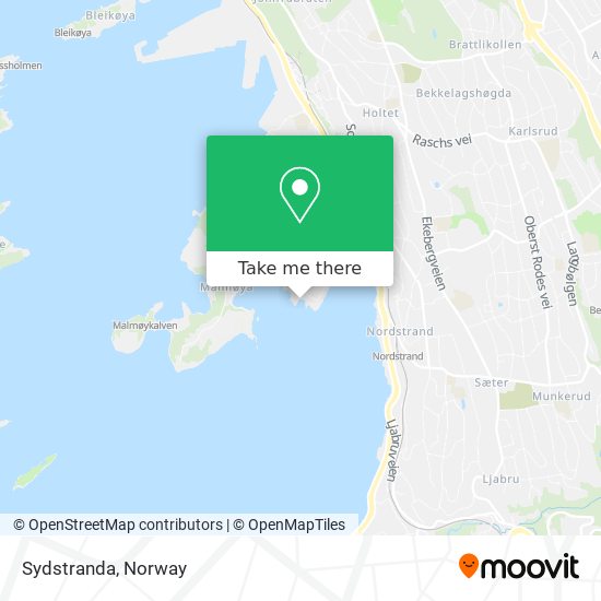 Sydstranda map