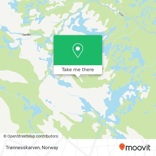 Trønnesskarven map