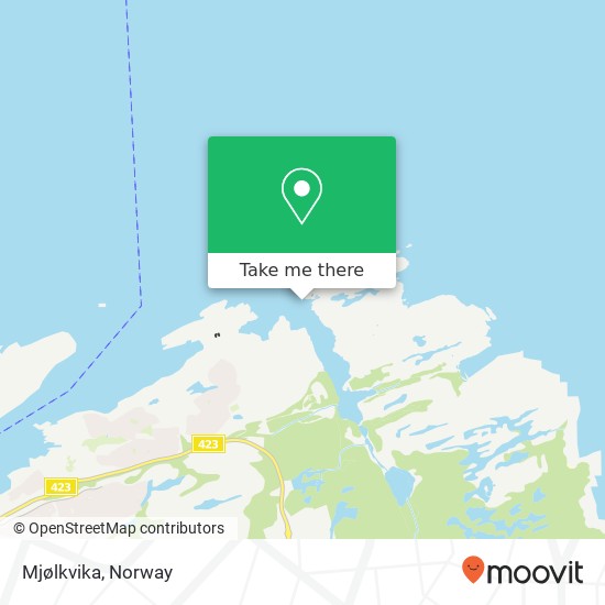 Mjølkvika map