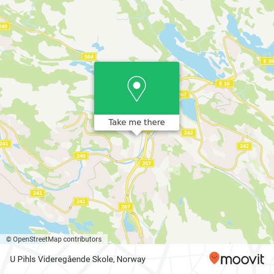 U Pihls Videregående Skole map