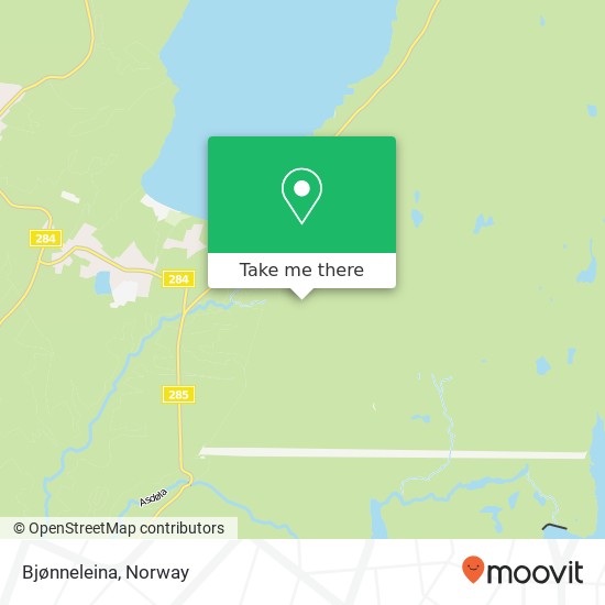 Bjønneleina map