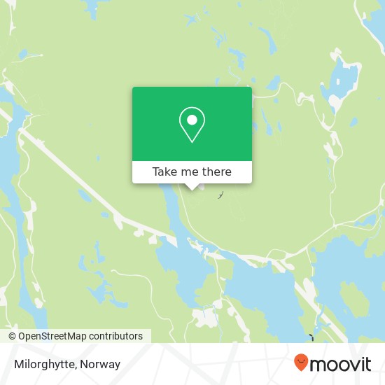 Milorghytte map