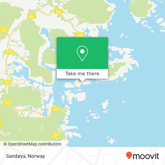 Sandøya map