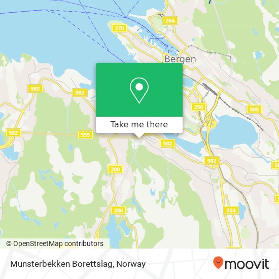 Munsterbekken Borettslag map