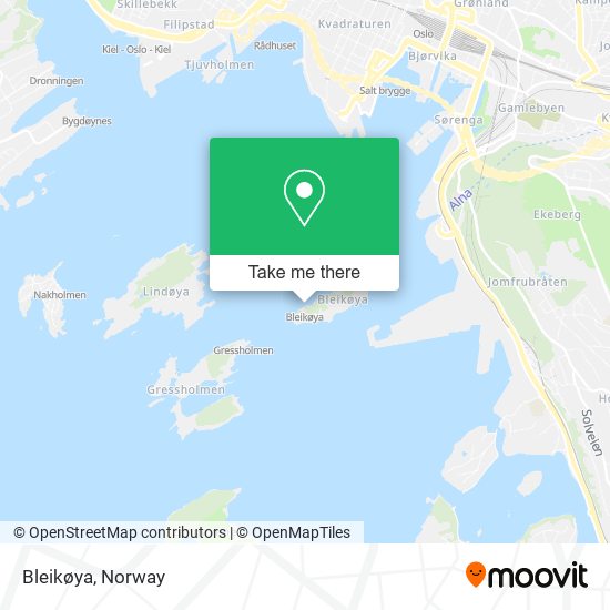 Bleikøya map