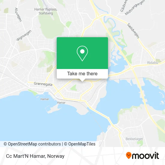 Cc Mart'N Hamar map