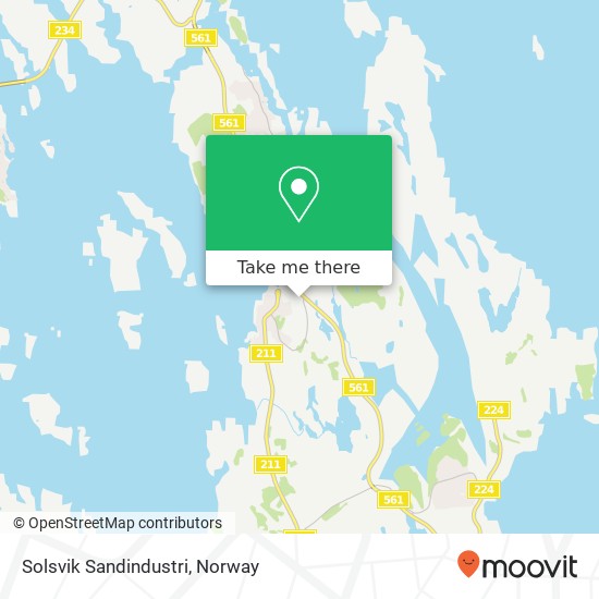 Solsvik Sandindustri map