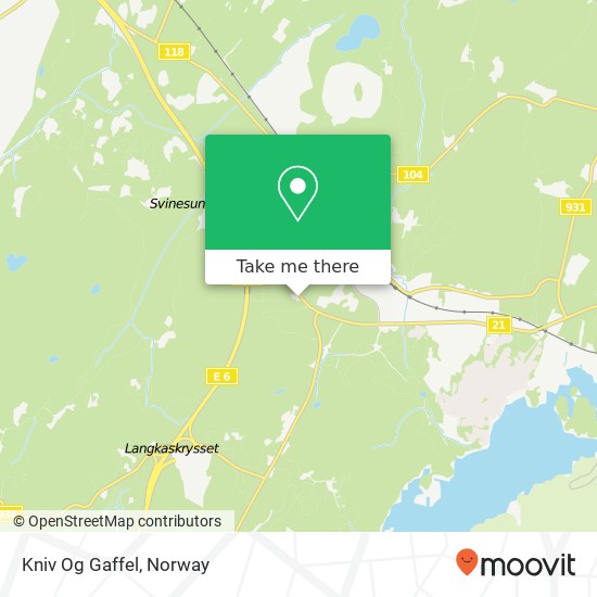 Kniv Og Gaffel map