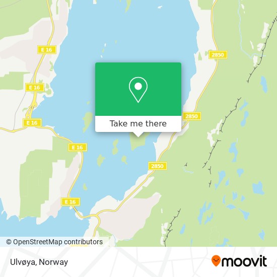 Ulvøya map