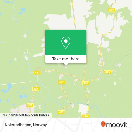 Kokstadhagan map