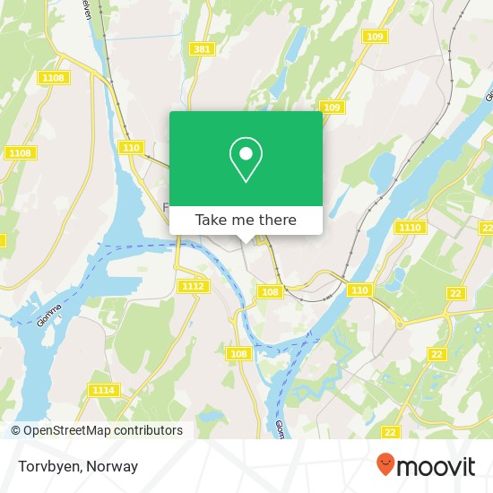 Torvbyen map