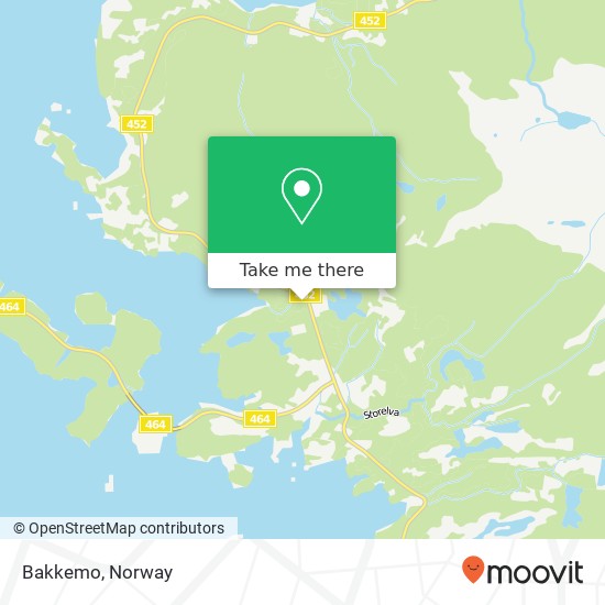 Bakkemo map