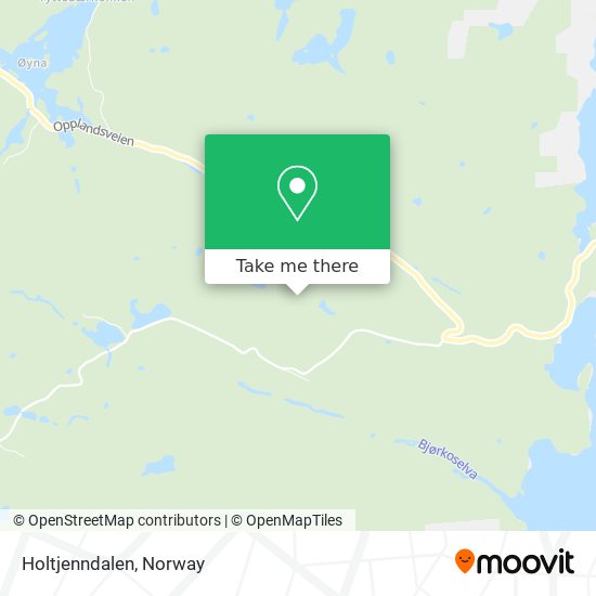 Holtjenndalen map