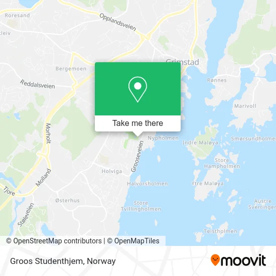 Groos Studenthjem map