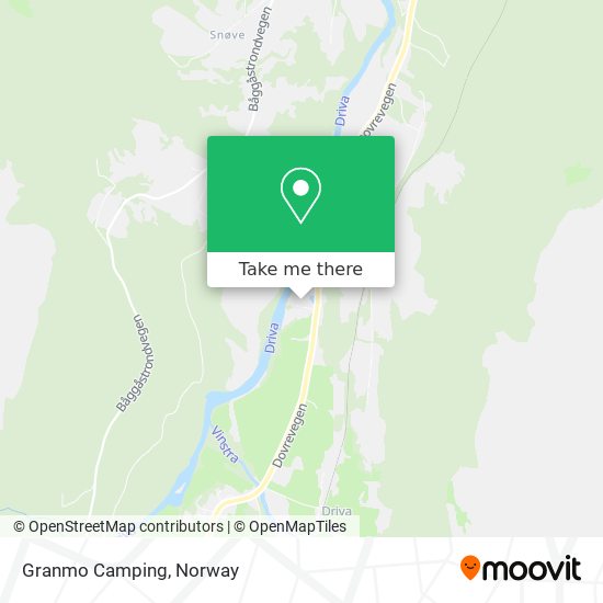 Granmo Camping map