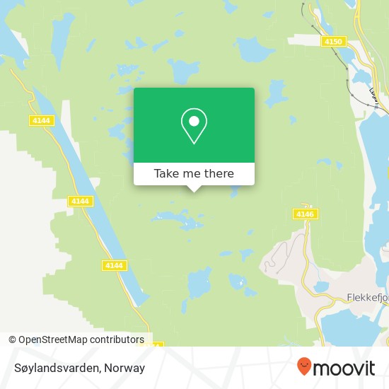 Søylandsvarden map