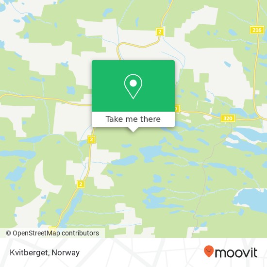 Kvitberget map