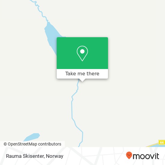 Rauma Skisenter map
