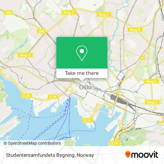 Studentersamfundets Bygning map