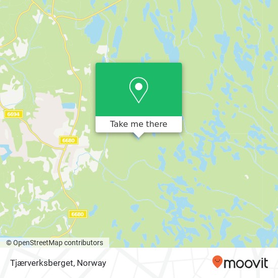 Tjærverksberget map