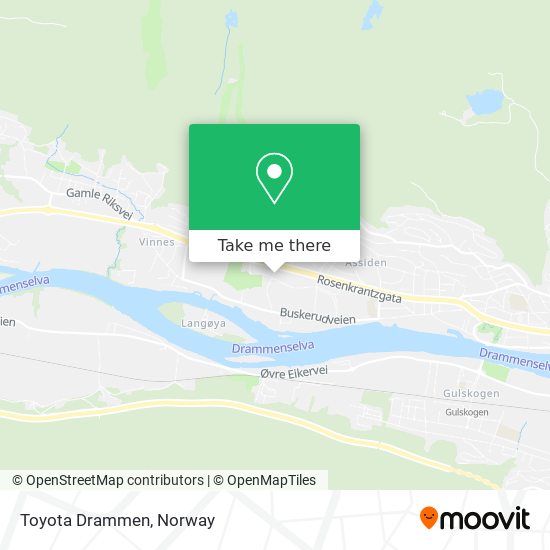 Toyota Drammen map