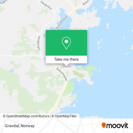 Gravdal map