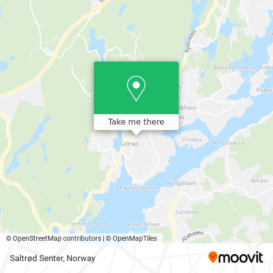 Saltrød Senter map