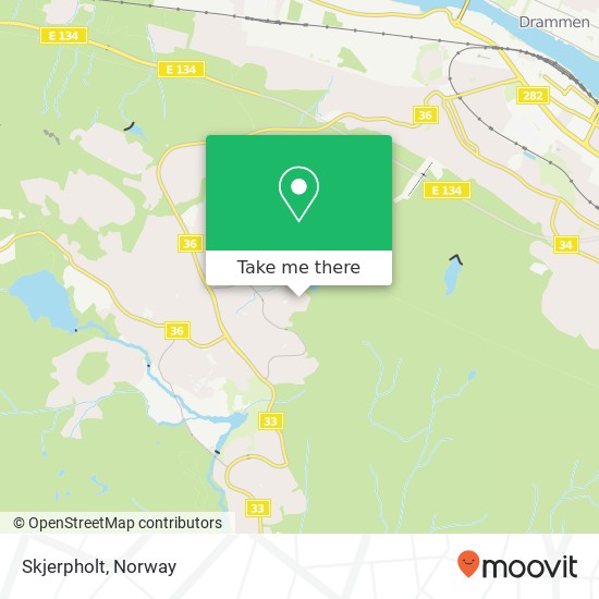 Skjerpholt map