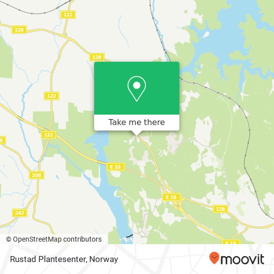 Rustad Plantesenter map