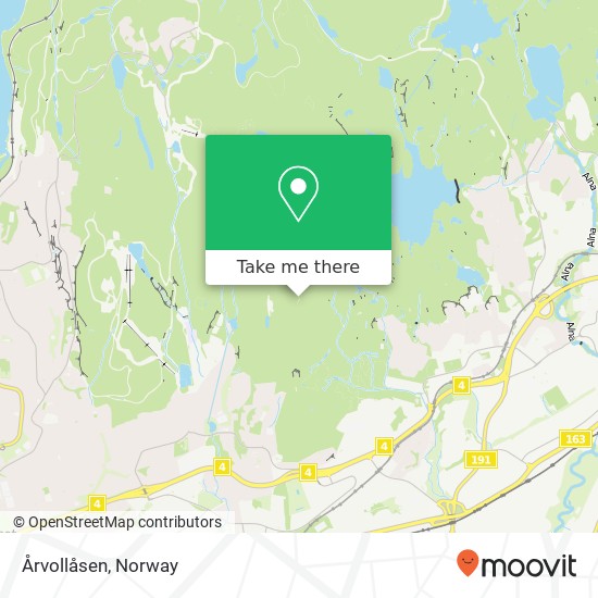 Årvollåsen map