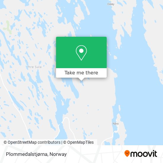 Plommedalstjørna map