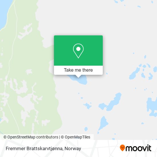 Fremmer Brattskarvtjønna map