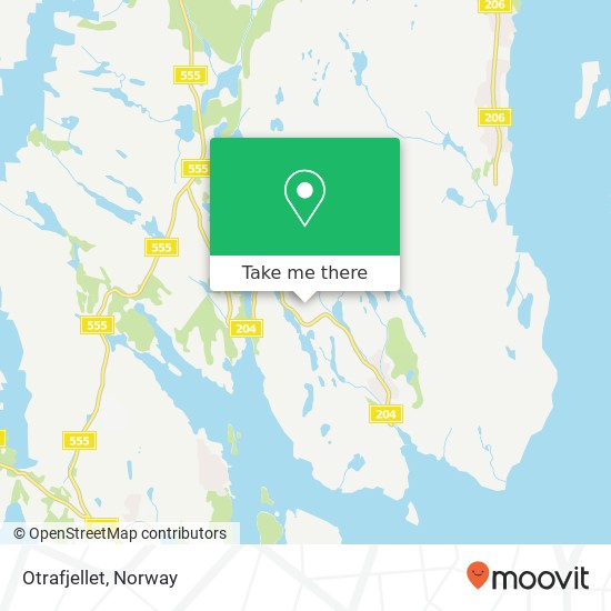 Otrafjellet map