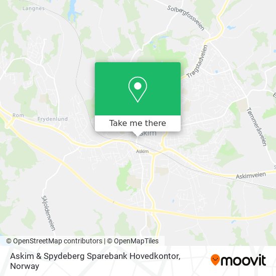 Askim & Spydeberg Sparebank Hovedkontor map