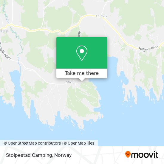 Stolpestad Camping map