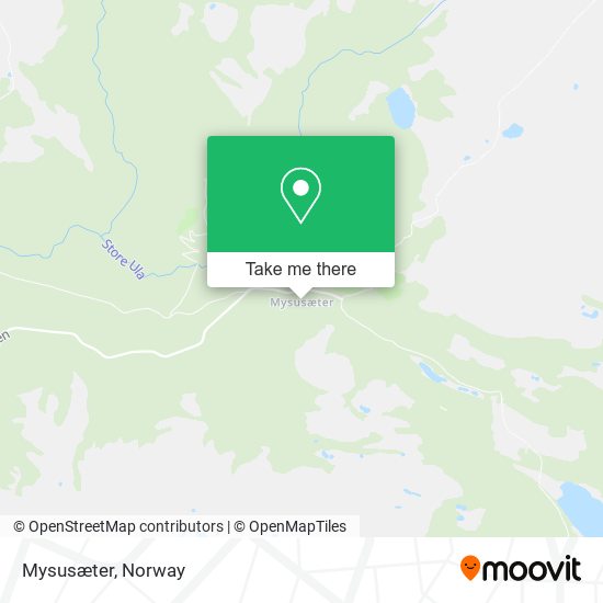 Mysusæter map