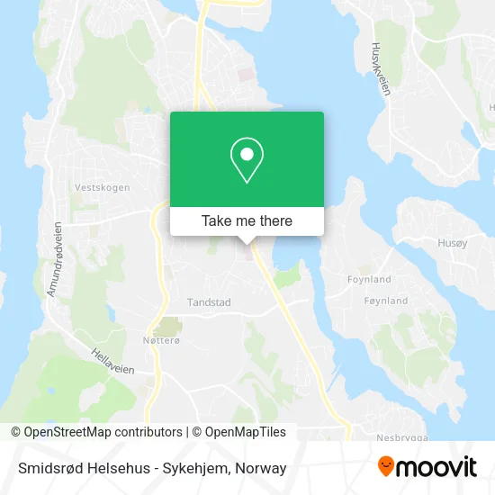 Smidsrød Helsehus - Sykehjem map